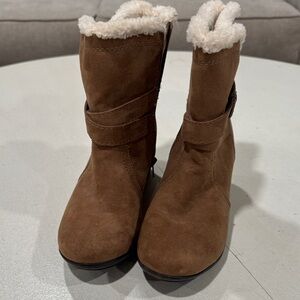 Apri wedge Brown Suede Ankle Booties